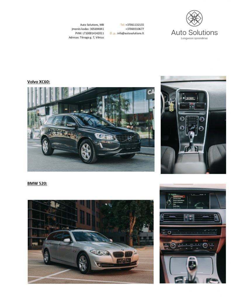 Parduodamas automobilių verslas
