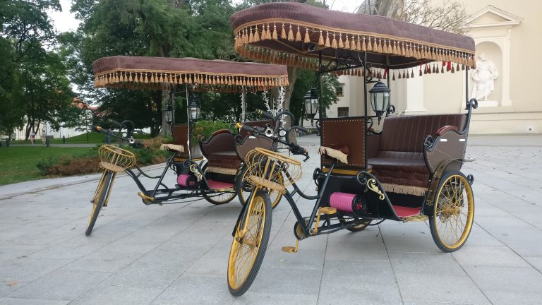 Elektrinis triratis – Rikša – rickshaw