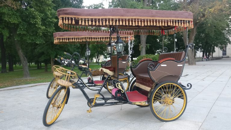 Elektrinis triratis – Rikša – rickshaw, Vilnius
