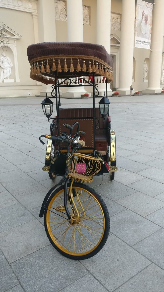 Elektrinis triratis – Rikša – rickshaw, Vilnius