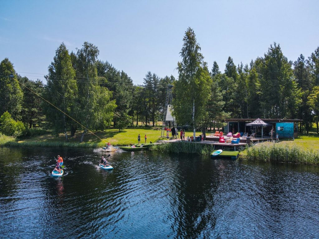 Parduodamas vandenlenčių parkas Wake B1