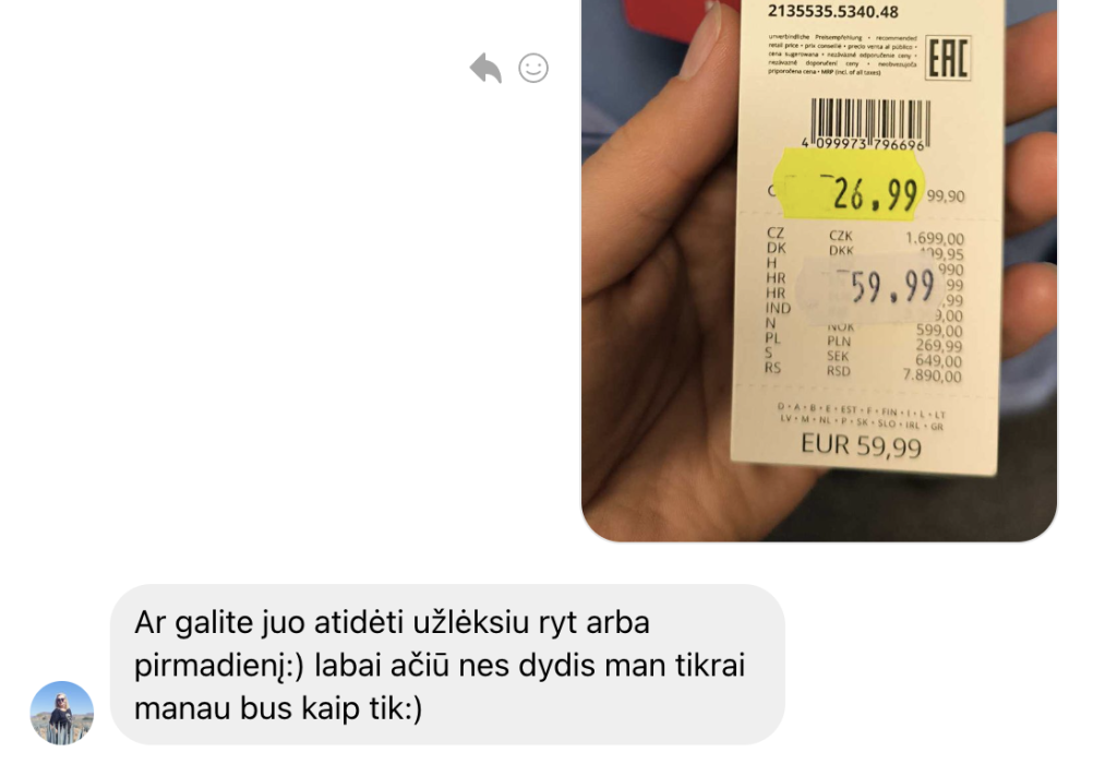 Pelninga moteriškų drabužių parduotuvė