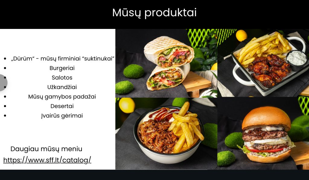 Parduodamas greito maisto restoranas Vilniuje