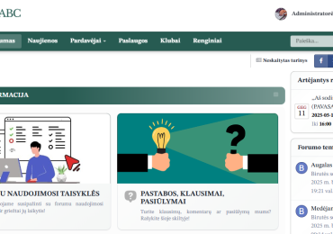 Parduodu internetinę svetainę (plius idėją)