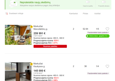 NT skelbimų ROI skaičiuoklė